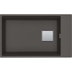 Franke Kanon évier en granit 76x46 cm gris/graphite/onyx 125.0749.669