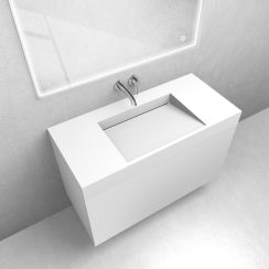 Set lavabo Oltens Stila 40003900, armoire Oltens Lun 60034000