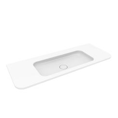 Oltens Hamnes lavabo 120x46.1 cm rectangulaire de meuble blanc brillant 40215000