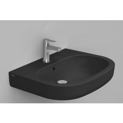Ceramica Dolomite Mirto lavabo 68x51 cm ovale classique noir mat D461081