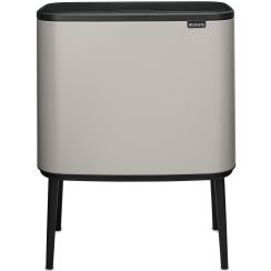 Brabantia Bo Touch Bin poubelle 34 l gris 255007