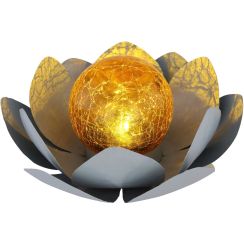 Globo Lighting Solar lampe solaire sur pied 1x0.06 W gris 33532