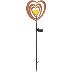 Globo Lighting Solar lampe solaire sur pied 1x0.06 W noir-cuivre 36580R