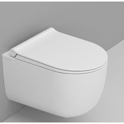 Ceramica Dolomite Mirto Round cuvette de wc suspendue oui oui blanc brillant D474901
