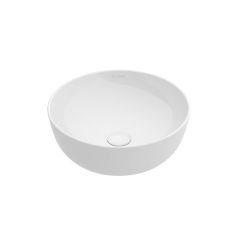 Oltens Svale lavabo 32.5x32.5 cm ronde à poser blanc brillant 40833000