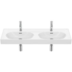 Roca Meridian lavabo 120x46 cm rectangulaire classique-de meuble blanc brillant A327747S00
