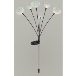 Globo Lighting Solar lampe solaire sur pied 6x0.1 W transparent 36091