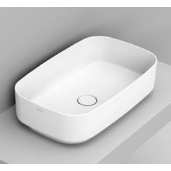 Ceramica Dolomite Noemi lavabo 62x38 cm rectangulaire à poser blanc mat D311041