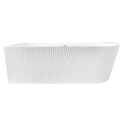 Rea Wenus baignoire d’angle 170x80 cm ovale blanc REA-W0129