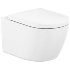 Roca Meridian cuvette de wc suspendue oui oui blanc brillant A346747S00