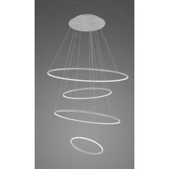 Altavola Design Led Shape lampe suspendue 1x106 W argenté LA084/P_100_in_4k_silver_dimm