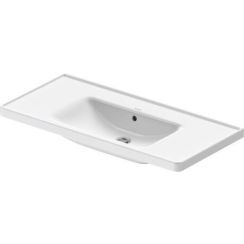 Duravit D-Neo lavabo 100.5x48 cm rectangulaire de meuble blanc 2367100060