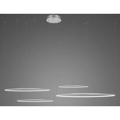 Altavola Design Led Shape lampe suspendue 1x106 W argenté LA084/CO4_100_in_4k_silver_dimm