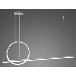 Altavola Design lampe suspendue 1x68 W argenté LA087/PX143_40_4k_silver_Dali