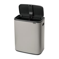 Brabantia Bo Touch Bin poubelle 60 l gris 255045