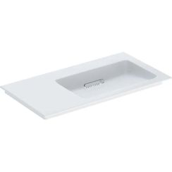 Geberit One lavabo 90x48 cm rectangulaire de meuble blanc brillant 505.013.00.1