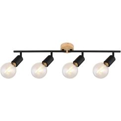 Rabalux Pablo plafonnier 4x40 W noir 3979
