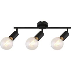 Rabalux Lamar plafonnier 3x40 W noir 3988