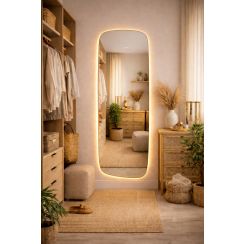 Baltica Design Stone Calm miroir 50x155 cm avec éclairage 5904107933207
