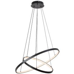 Rabalux Beliza lampe suspendue 1x75 W noir 72345