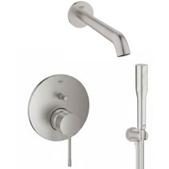Set mitigeur bain-douche Grohe Essence 24058DC1, bec pour mitigeur Grohe Essence 13449DC1, 26658DC0, 27400DC0, 28362DC1