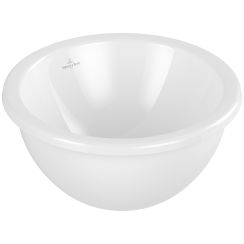 Villeroy & Boch Loop & Friends lavabo 39x39 cm ronde sous plan blanc 4A510101