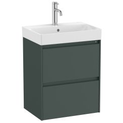 Roca Ona lavabo avec meuble 50 cm vert A851682513