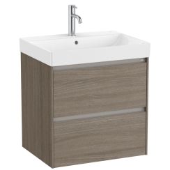 Roca Ona lavabo avec meuble 50 cm marron A851688511