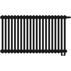 Irsap Tesi 3 radiateur d’intérieur 56.5x94.5 cm podłączenie inférieur noir IRS-TES-3056-21-K1-V