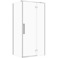 Cersanit Crea cabine de douche 100x80 cm rectangulaire chrome brillant/verre transparent S601-206