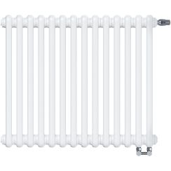 Irsap Tesi 2 radiateur d’intérieur 56.5x63 cm podłączenie inférieur blanc IRS-TES-2056-14-B25