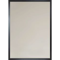Ars Longa Linea miroir 123x63 cm rectangulaire noir LINEA60120-CS