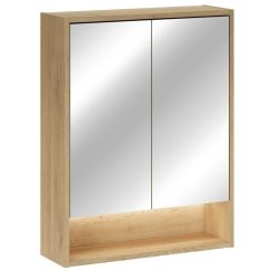 Comad Viola armoire 60x19x77 cm avec miroir chêne CREMONA UN 84-60-2D
