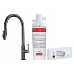 Set mitigeur de cuisine Franke Maris Slim Clear Water J Pull-Out 120.0736.603, filtre sous évier Franke Clear Water 133.0284.025