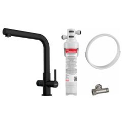 Set mitigeur de cuisine Franke Lina 120.0730.802, filtre sous évier Franke Clear Water 150.0730.809