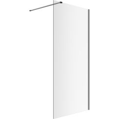 Excellent Vidoq paroi de douche walk-in 90 cm graphite brossé/verre transparent KAEX.1506.900.LP.AB