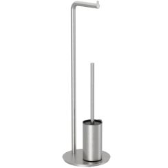 Excellent Fido porte-papier toilette avec brosse wc nickel DOEX.1417NB