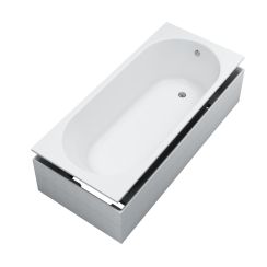 Schedline Solia White Mat SET baignoire avec support 170x70 cm blanc 3WST.SS1P-17070/B/MG