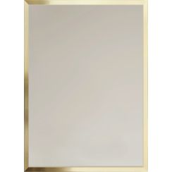 Ars Longa Linea miroir 73x73 cm carré doré LINEA7070-ZS