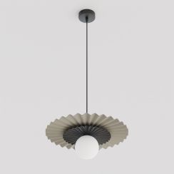 Emibig Umbra lampe suspendue 1x8 W noir-marron 1731/1