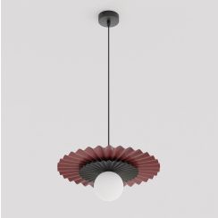 Emibig Umbra lampe suspendue 1x8 W noir-bordeaux 1732/1