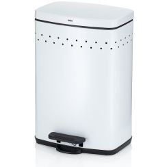 Kela Malaga poubelle 5 l blanc 23970