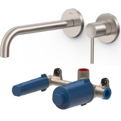 Set mitigeur de lavabo Tres Study 26230022AC, élément encastré Tres 20830002