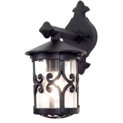 Elstead Lighting Hereford applique murale extérieure 1x60 W noir BL8-BLACK