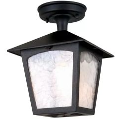 Elstead Lighting York plafonnier extérieur 1x60 W noir BL6A-BLACK