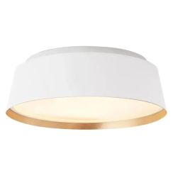 Elstead Lighting Asher plafonnier 3x40 W blanc-doré FE-ASHER-3F-WHT