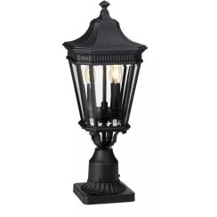Elstead Lighting Cotswold Lane lampadaire extérieur 2x60 W noir FE-COTSLN3-M-BK