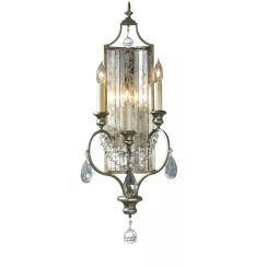 Elstead Lighting Gianna applique murale 3x60 W argenté FE-GIANNA3W