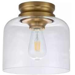 Elstead Lighting Hounslow plafonnier 1x60 W laiton FE-HOUNSLOW-F-BB