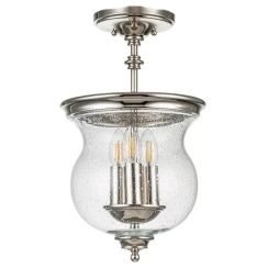 Elstead Lighting Pickering Lane plafonnier 3x40 W nickel FE-PICKERING-LANE-SF-PN